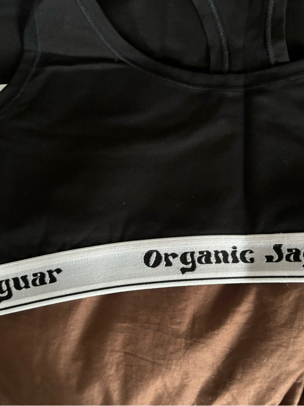 **BRAND New**Organic Jaguar 3PK Bra-Size M-100% Organic Cotton-made In Usa Black - Picture 2 of 5